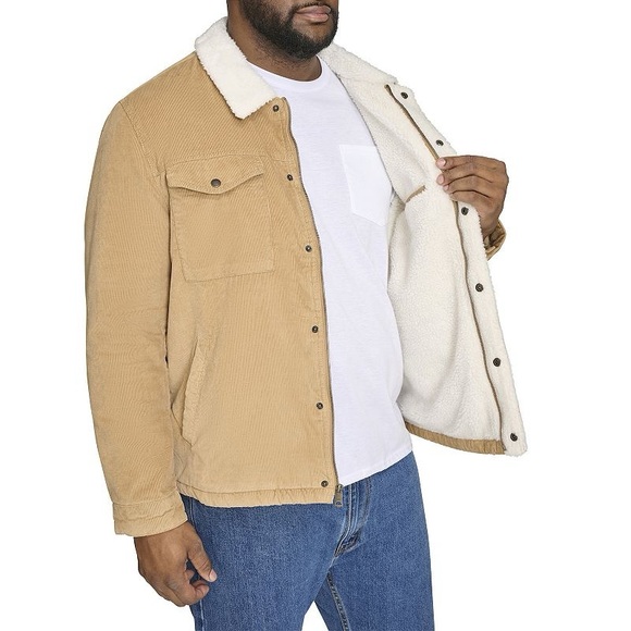 Levi's Men's Tan Sherpa Collar Jacket - Picture 2 of 6